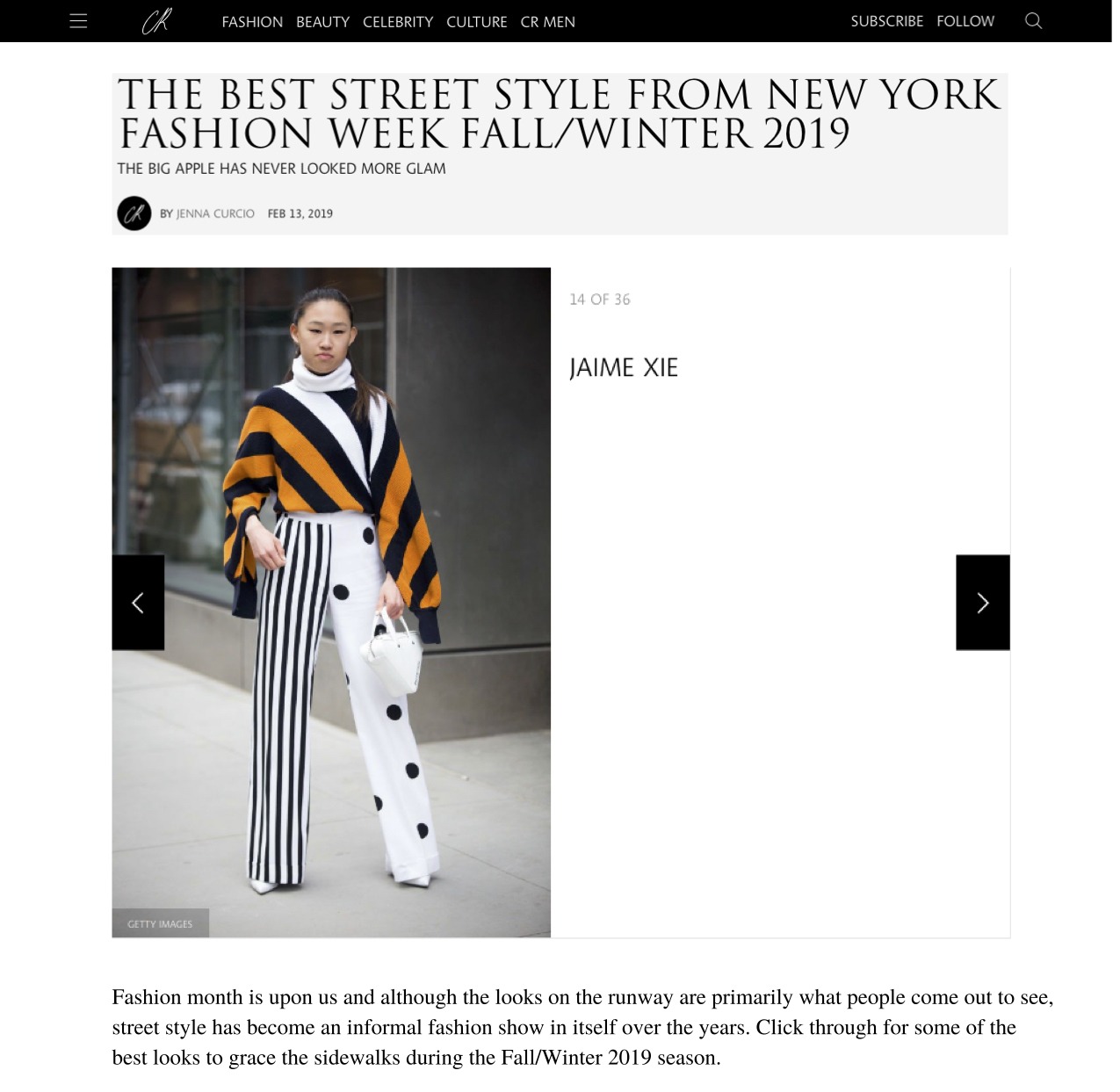 CR Fashion Book: The Best Street Style From New York Fashion Week Fall/Winter 2019