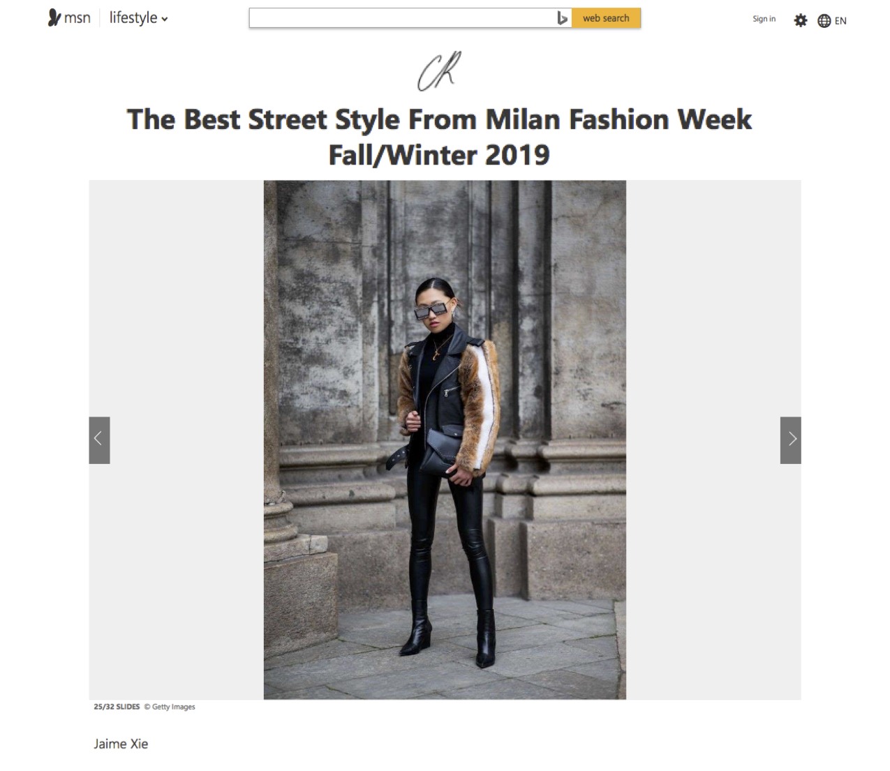 MSN: The Best Street Style From Milan Fashion Week Fall/Winter 2019