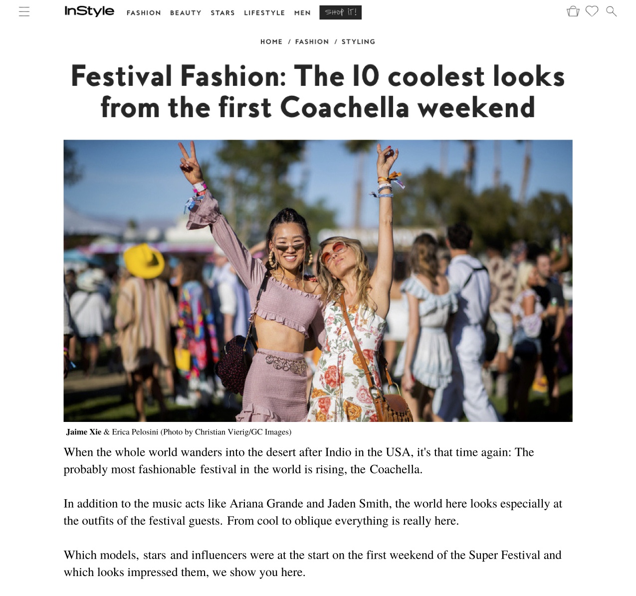 InStyle Germany: Festival Fashion: The 10 Coolest Looks From the First Coachella Weekend